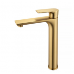 Vog Brushed Gold Tall Basin Mixer